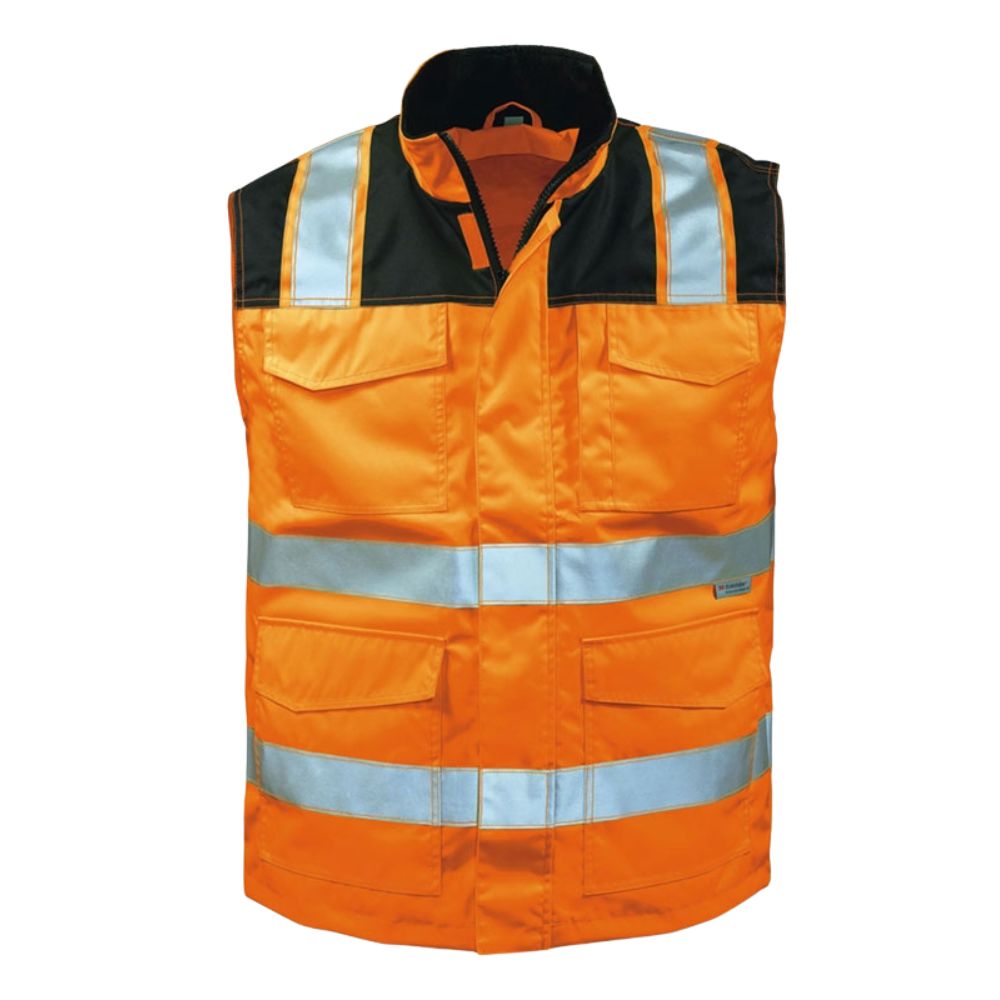 GILET MIRKO HV ORANGE/NOIR - L