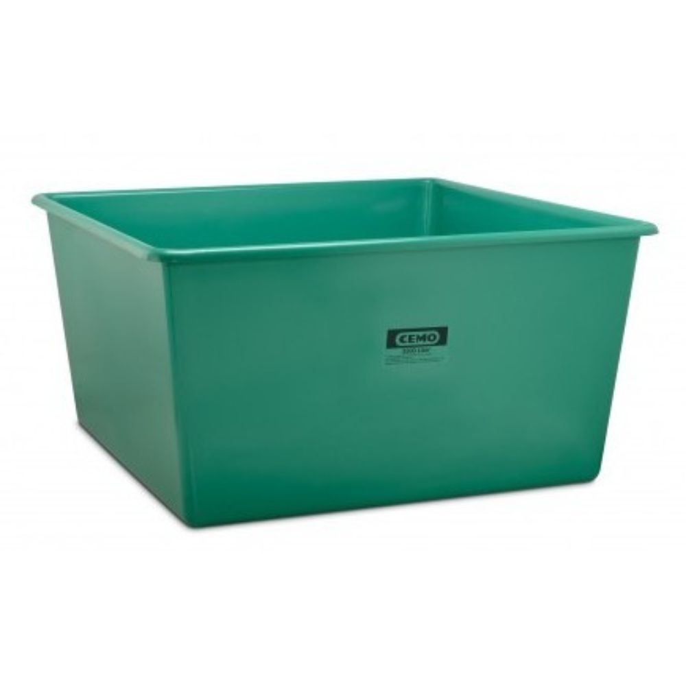 BAC RECTANGULAIRE 3300 L VERT CEMO