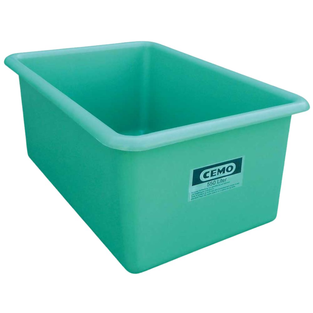 BAC RECTANGULAIRE 550 L VERT CEMO