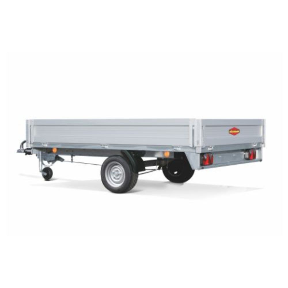 REMORQUE PLATEAU A RIDELLES BOCKMANN