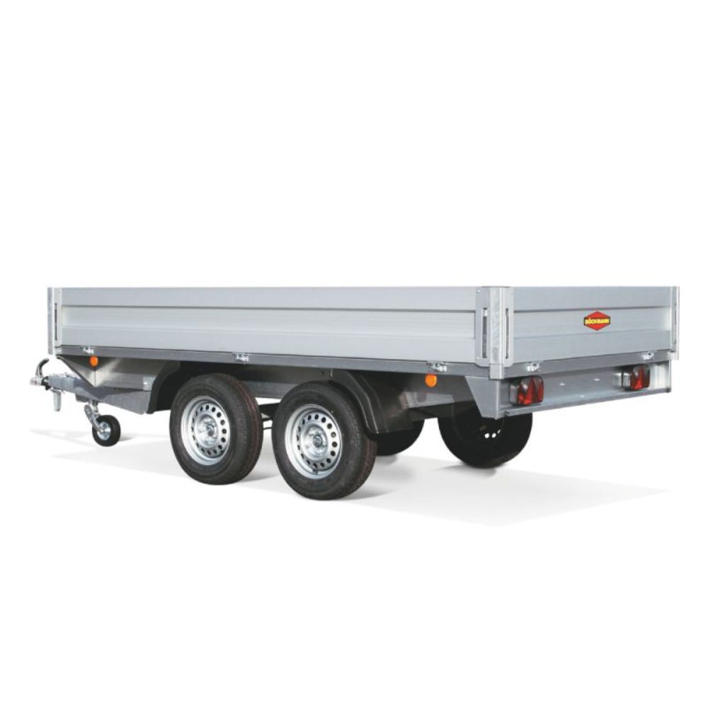 REMORQUE PLATEAU A RIDELLES BOCKMANN