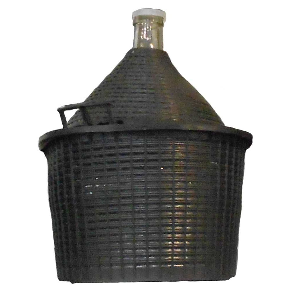 BONBONNE VERRE AVEC COUVERTURE