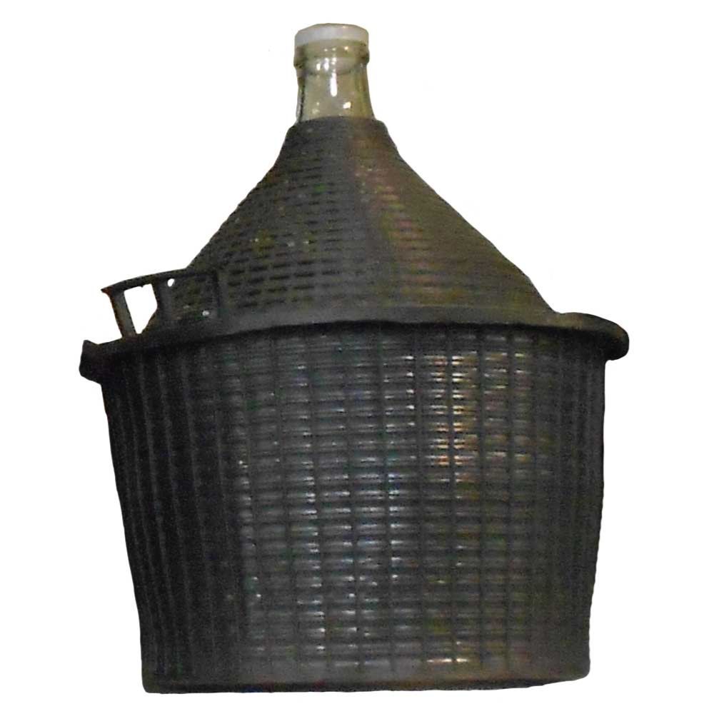 BONBONNE VERRE AVEC COUVERTURE