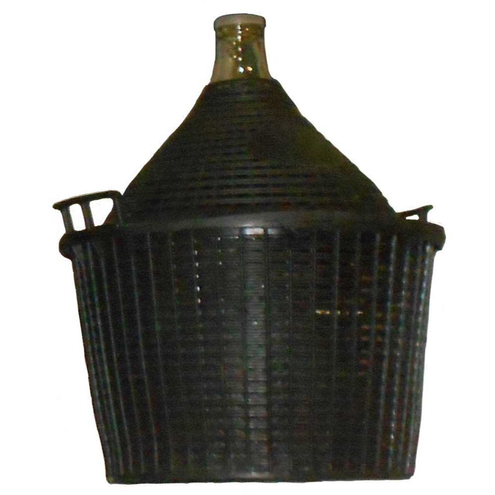 BONBONNE VERRE AVEC COUVERTURE