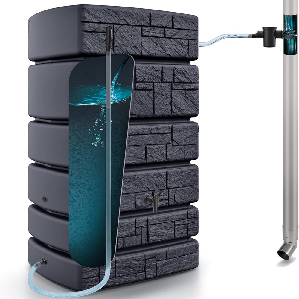 RECUPERATEUR D'EAU TOWER STONE 500L