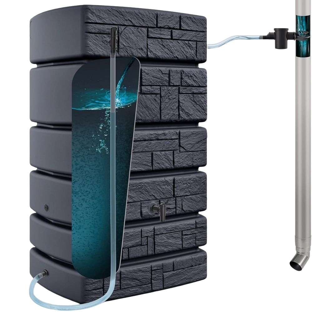 RECUPERATEUR D'EAU TOWER STONE 500L