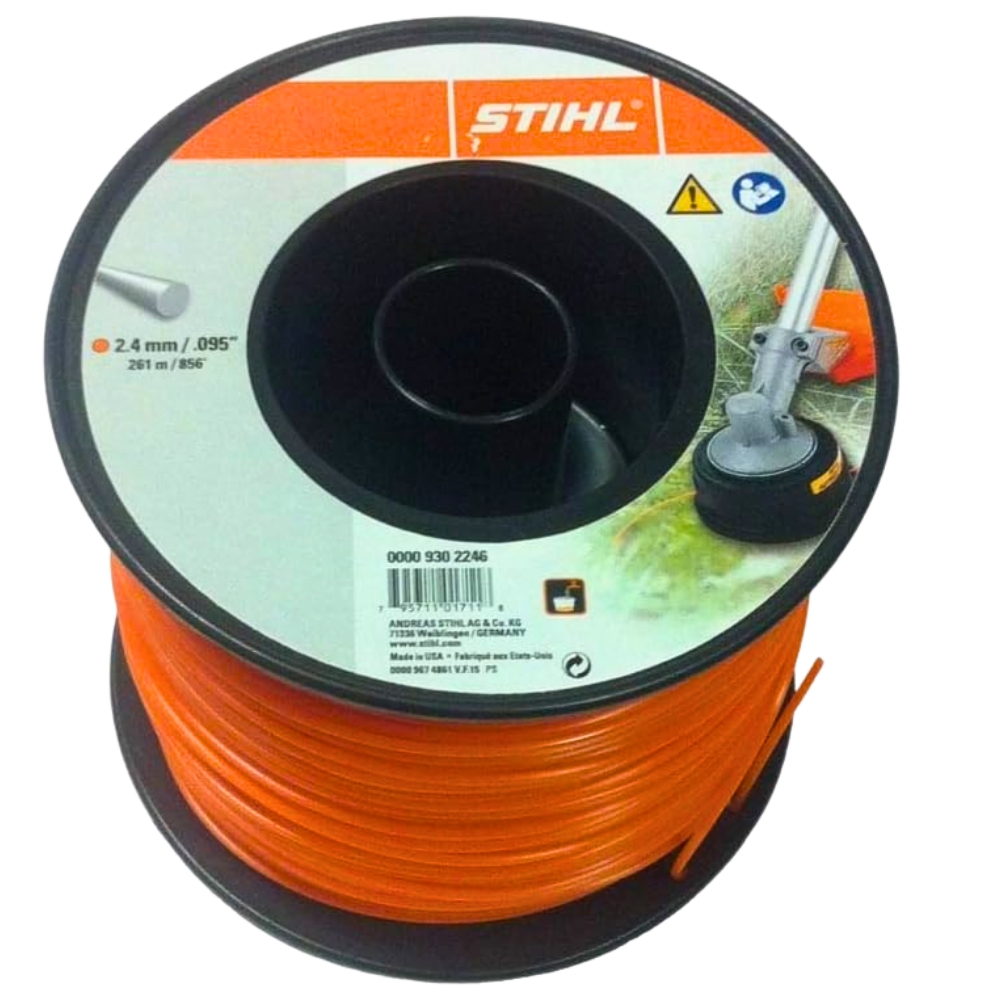 FIL ROND STIHL ORANGE 253M 2.4MM
