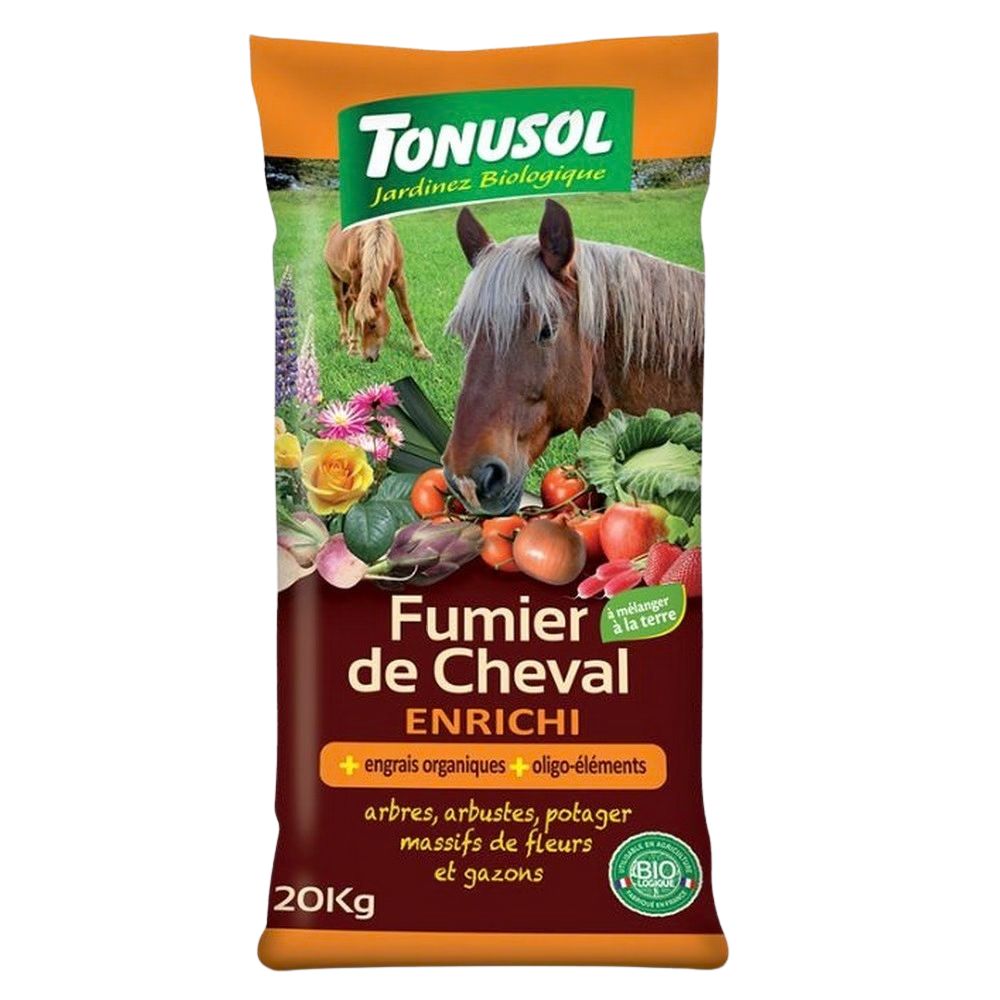 FUMIER DE CHEVAL 20 KG TONUSOL