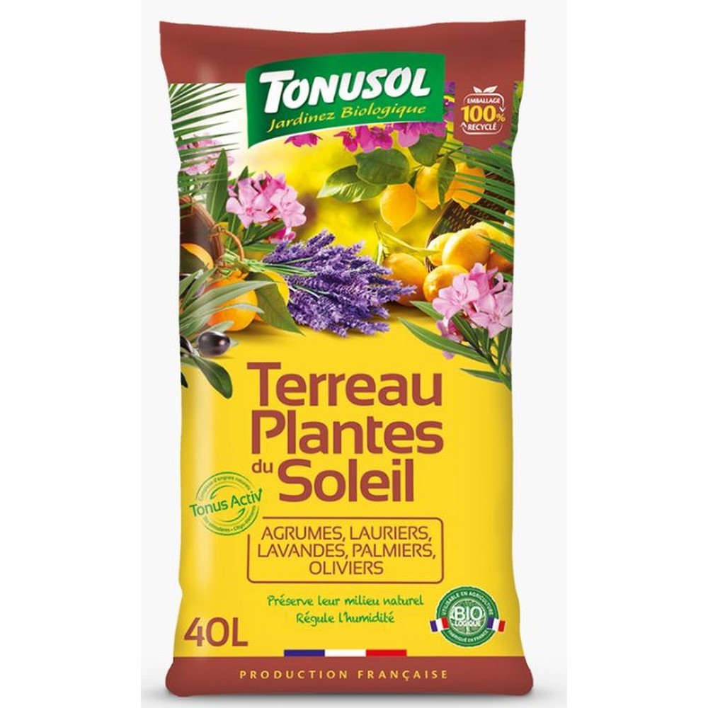 TERREAU PLAN. DU SOLEIL 40 L TONUSOL
